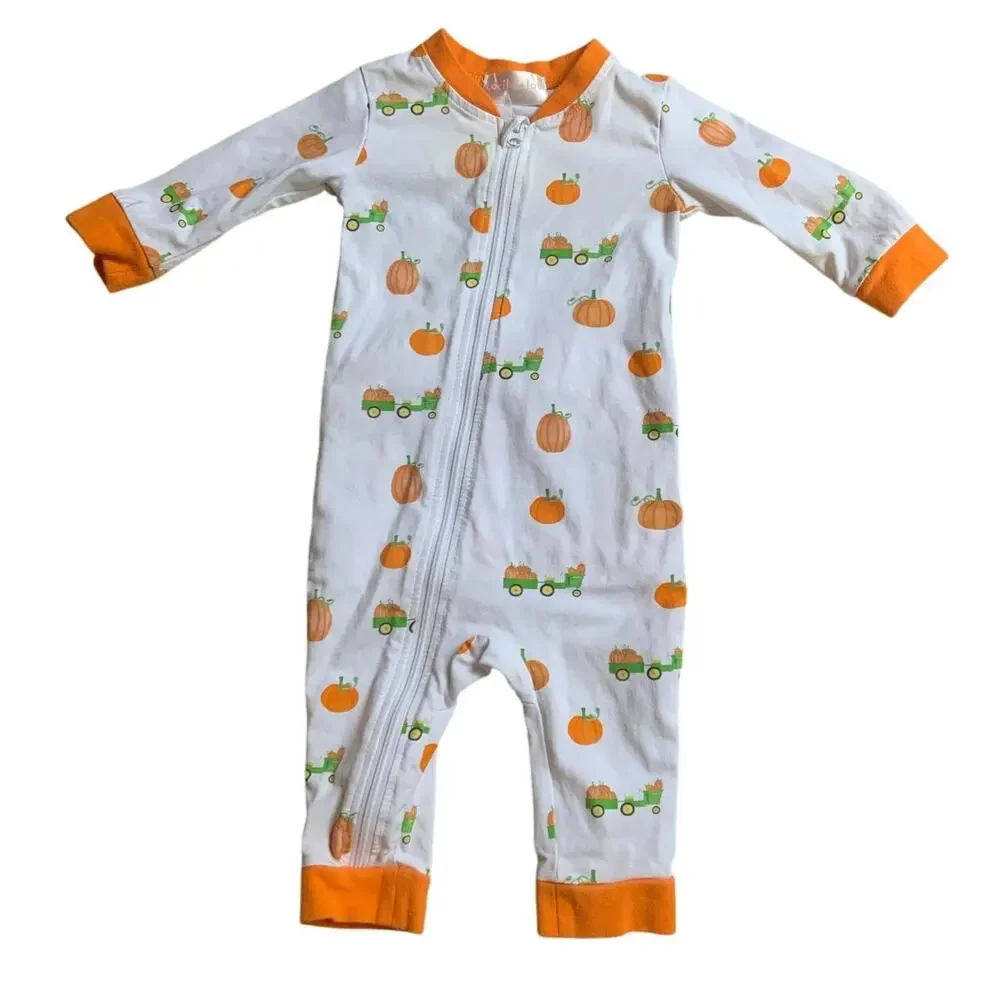 Cecil and‎ Lou Pumpkin one piece pajamas